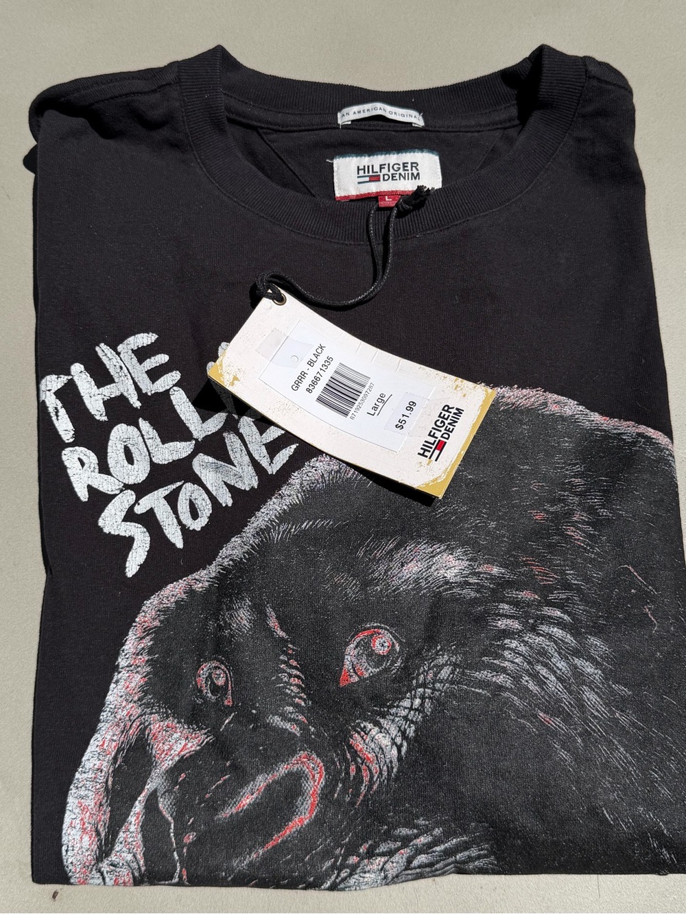 Rolling Stones Concert Tee With Tag